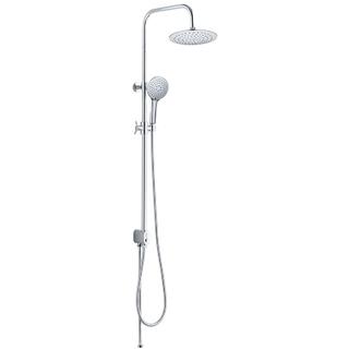YS34110 샤워 기둥, 버튼 스위치 전환 장치가 있는 레인 샤워 기둥, 높이 조절 가능;