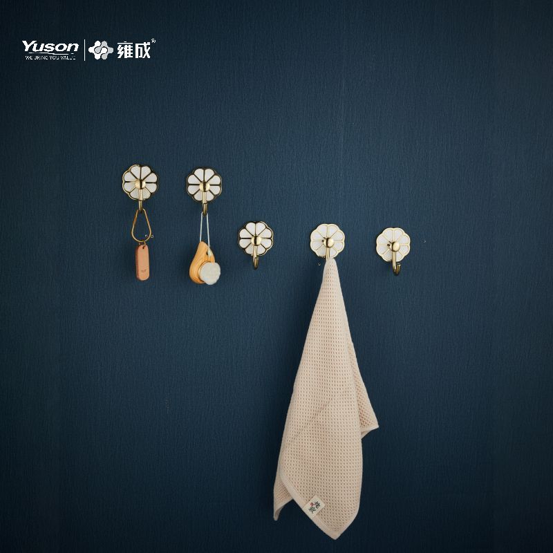 21088 세련된 욕실 액세서리, 가운 후크, 아연/황동/SUS 가운 후크, 벽걸이형(시리즈 21000)